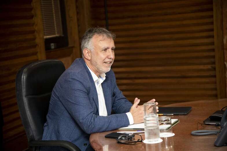 Ángel Víctor Torres, presidente del Gobierno de Canarias y secretario general del PSOE canario (Foto TA)